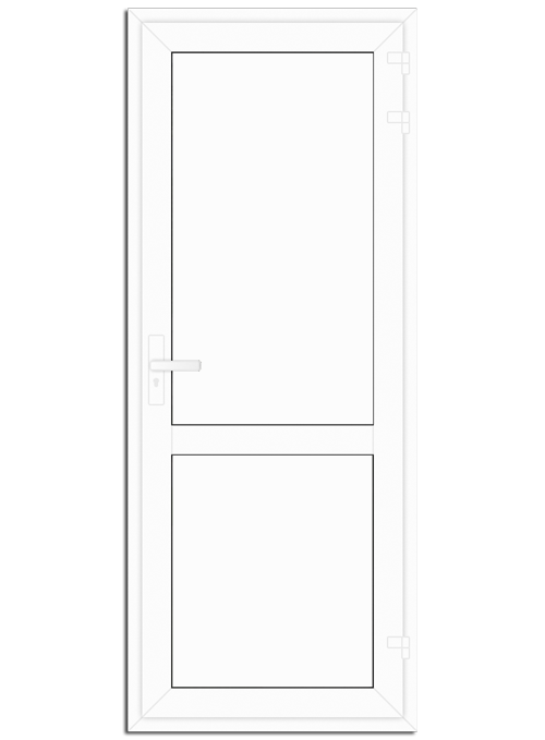 Входная пластиковая дверь без стекла 1000x2200 Grunhaus P-design